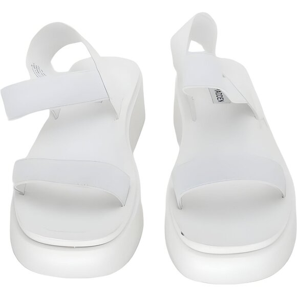Steve Madden Janice Women's White Sandal - Size 11 - Picture 5 of 6